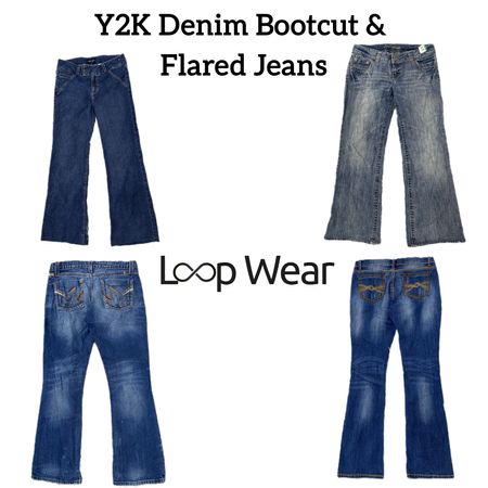 Y2k Denim Bootcut & Flared Jeans