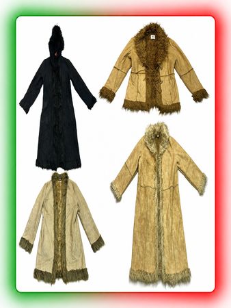 10pc Premium Vintage Afghan Sheepskin Coats – Long Fur & Shearling Wholesale Bundle(AF-22)