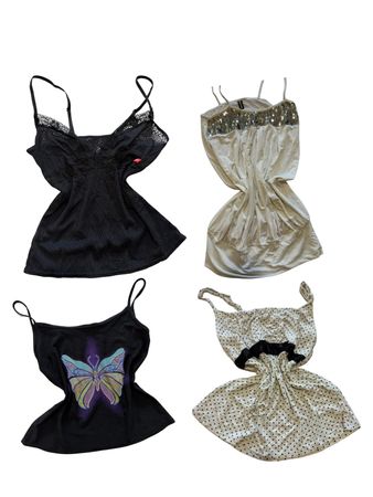 Y2K Indie Dark Camisoles-ST-298