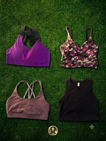 Lululemon Sports Bra & Tank Top – Premium Activewear (ko6)(9pcs)