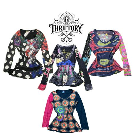 Y2K Desigual Printed Full Sleeves TY-115