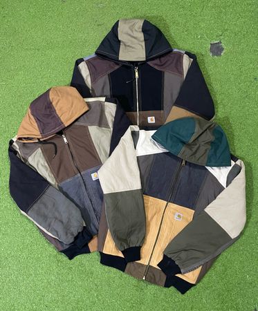 Upcycle Carhartt hoodie jacket