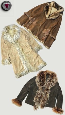 Y2k Afghan coats WR2089