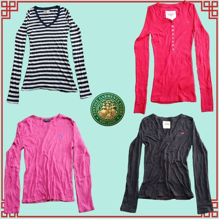 Branded Ladies Top Blouse Lot  – Hollister, Abercrombie, Polo & More (XS-L)