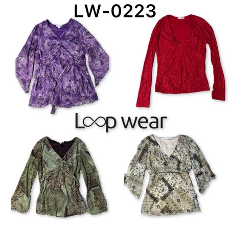 Y2K Damen Boho Wickeltops