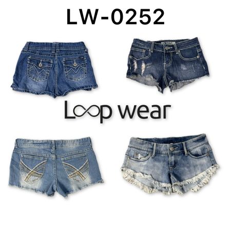 Y2K Denim Micro Mini Shorts