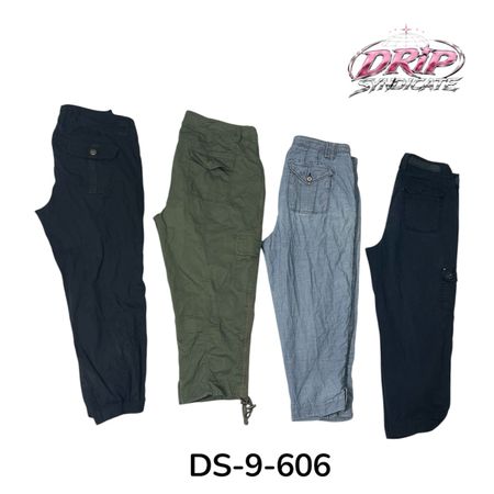 Cool Utility Cargo Capri per look rilassati (DS-9-606)
