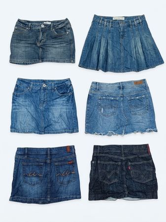 Großhandel Vintage Denim Minirock Bündel (B-06)
