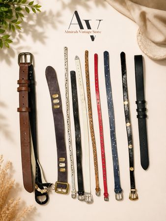 Embellished y2k belts