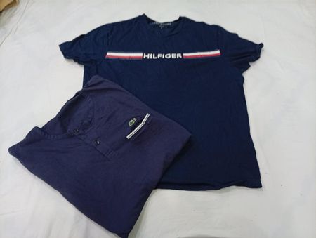 CR10390 Vintage Tommy Hilfiger & Lacoste T-Shirts Bundle