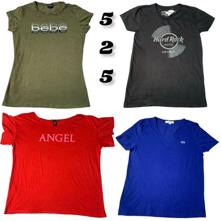 Mix Branded Baby Tees (brands) Victoria Secret, Puma , Columbia , Patagonia, Lacoste , Carhartt ,Nike , American ealge , Aeropostale,Wrangler , True Religion & Ck etc #525.