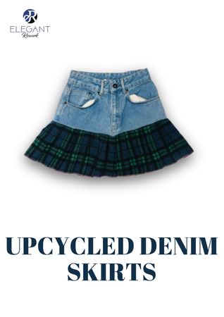 Upcycled Denim Skirts - EVR0276