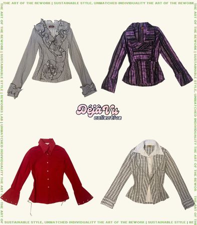 Y2K Office Siren Button Down Mix