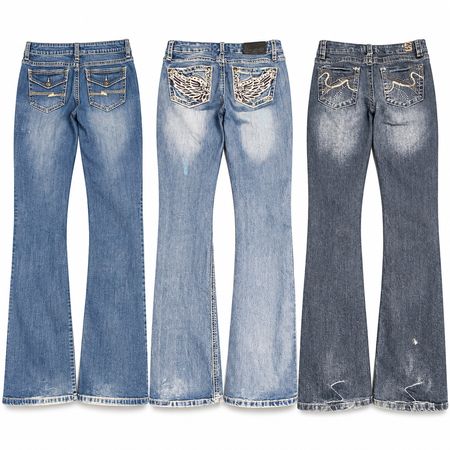 Y2K EMBROIDERED OR EMBELLISHED BOOTCUT JEANS