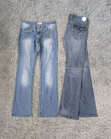 ***Y2K Trendy Flare Denim Jeans