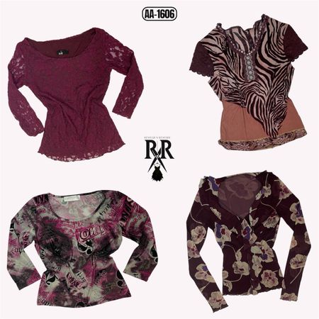 Y2K Nature Vibe Mix Tops (AA-1606)