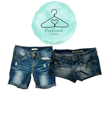 y2k denim shorts 15 pcs (130826-16)