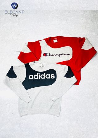 Upcycled Puma & Mix Branded Sweatshirt - EVR0442