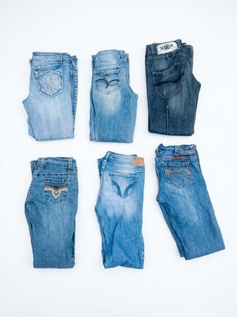 Ladies y2k bootcut jeans (Z-32)