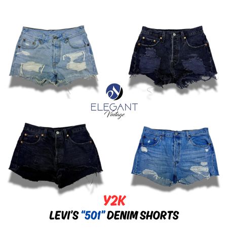 Y2K Levis 501 Shorts en Denim - EV0155