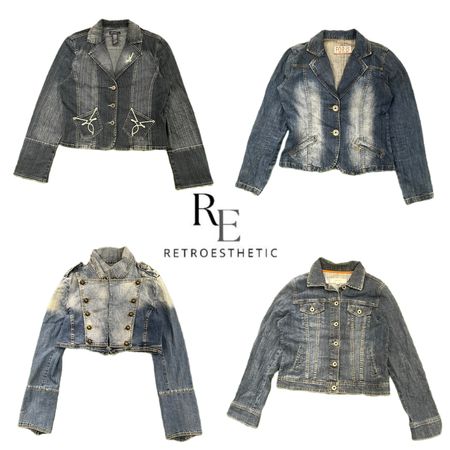 Y2K NYC IT GIRL DENIM JACKET RE-3816