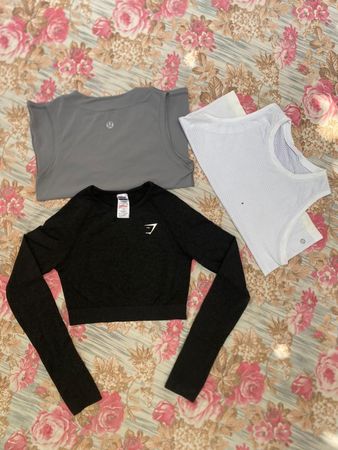 LULULEMON und GYMSHARK SHORTS UND TANKTOP
