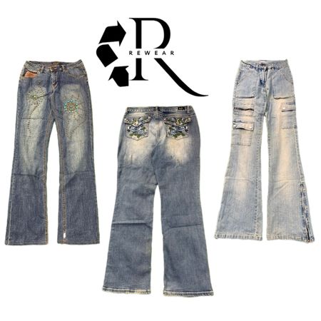 Y2K Paris Hilton Girl Denim Jeans RW-2230