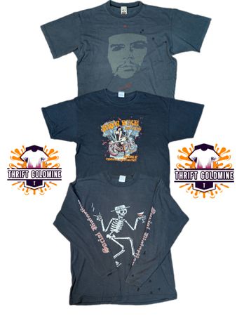Vintage Music printed band T Shirt Y2K Graphic printed T-Shirts single stich