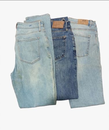 Women's Vintage Y2K Light Wash Straight Leg Jeans Bundle - Grade A (10 Pcs)