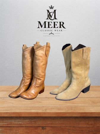 Classic y2k style  Cowboy Boots