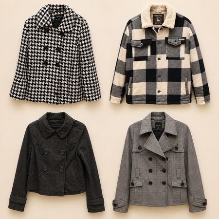 Y2k Plaid & Houndstooth Jacket Bundle