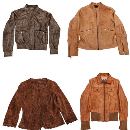 Y2k leather jacket