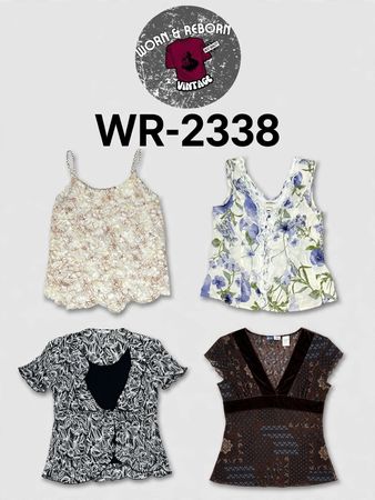 Y2k floral tops WR-2338