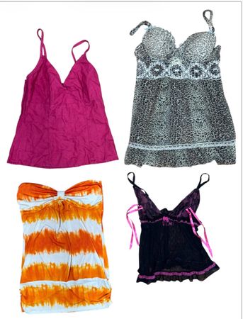 Y2K Tropical Tops 10 pcs At 1277