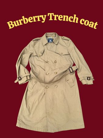 Burberry Classic Trench Coat | Luxury Vintage Outerwear