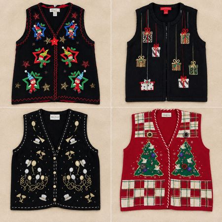 Y2k Classic Christmas Sans Manches