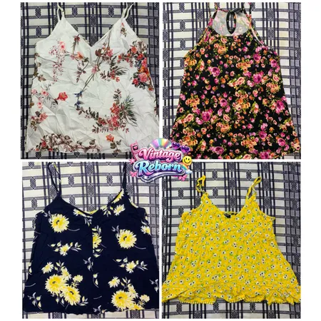 Y2K Vintage Floral Cami Bundle | VR-384