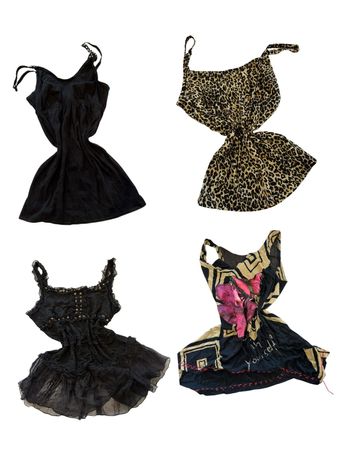 Y2K Black And Red Rose Print Cami Tops-ST-222
