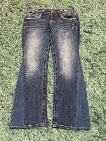 Upcycled Miss Me Flare Jeans (Dc-09-127)
