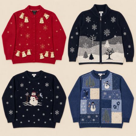 Pulls d'hiver vintage Y2K Wonderland