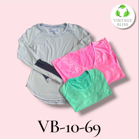 Lululemon Mixed T-Shirt Wholesale Bundle – Assorted Styles (VB-10-69) 13 piece