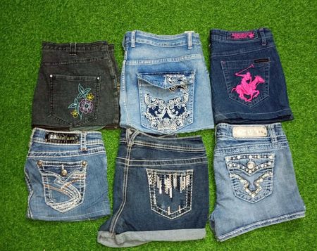 L.A.IDOL USA. AND OTHER MIX BRANDS MINI SHORTS (C 294)