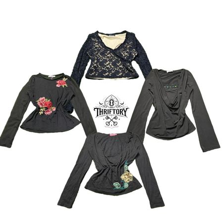 Y2K Gothic Vibe Full Sleeves Top TY-122