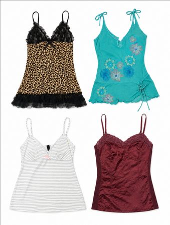 Y2k Multi cloure Nighties 15 Pcs pv 10