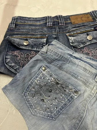 Y2k micro mini shorts