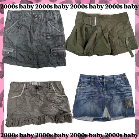 Jupes de streetwear Y2k-241