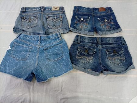 CR10637 Y2K Mini Denim Shorts