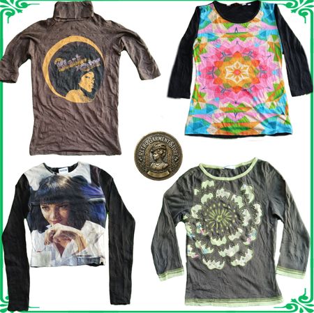 Vintage Y2K Fashion Long Sleeve Tops Blouses Collection
Retro Aesthetic Printed Graphic Tops Lot A114