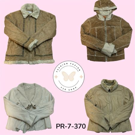 Women's Mixed Afghan Shearling Coats – Retro Winter Collection (PR-7-370)