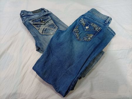 CR11892 Y2K Flare Jeans